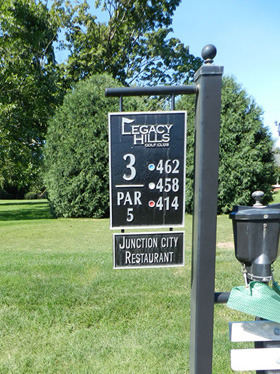 Third hole Tee at Legacy Hills Golf Club